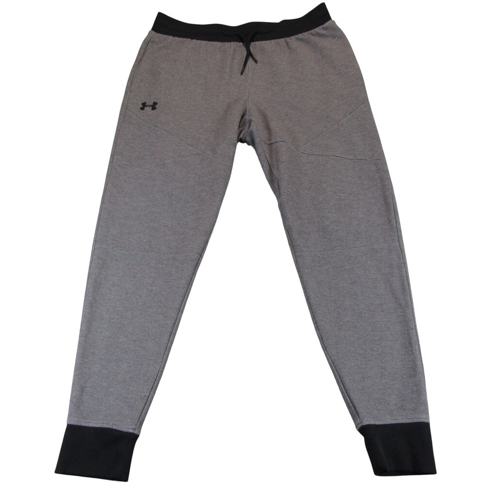Under Armour Womens Athletic Jogger Pants XL Gray Drawstring Elastic Waist